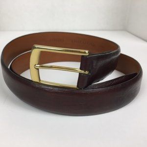 Trafalgar Brown Leather Belt 43"